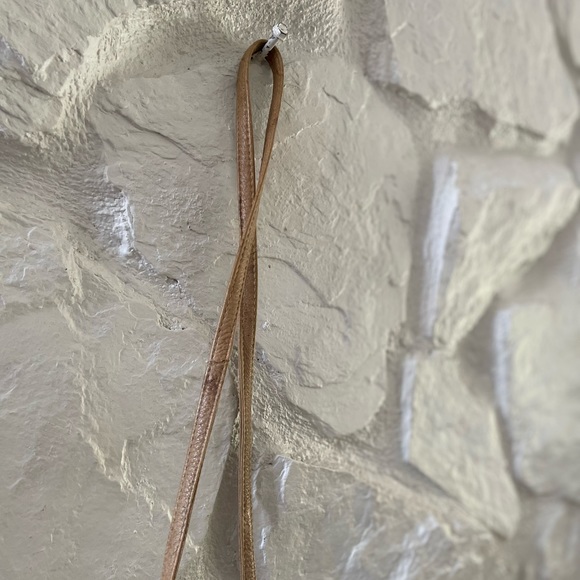 Vintage Sam Sam Soft Leather Geometric Hand Painted Crossbody Purse - Picture 5 of 5